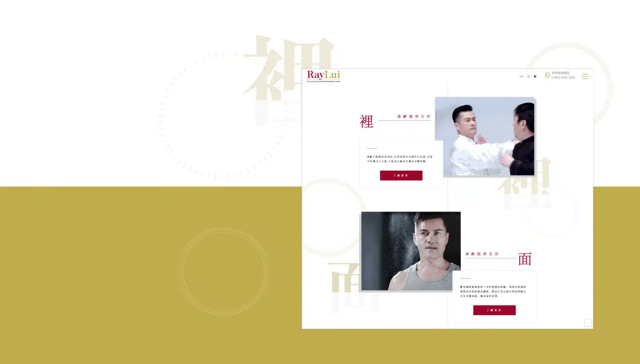 Ray Luis Anti-aging & Health Centre 醫美網頁設計及網上商店開發 - Rovertech 案例分享